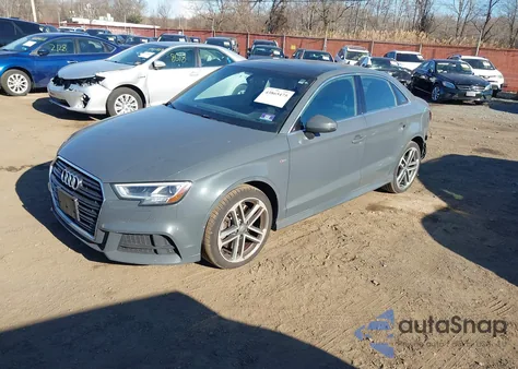 2019 Audi A3 45 Premium from USA, damaged, VIN WAUJEGFF7KA083625